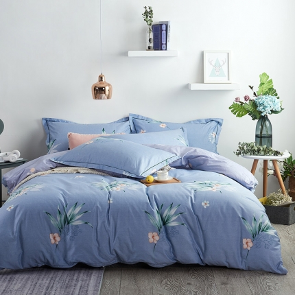 91家纺网 家纺一手货源 找家纺 （总）盛馨家纺 2023新款13372全棉印花四件套