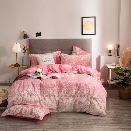 91家纺网 家纺一手货源 找家纺 （总）盛馨家纺 2023新款雕花绒四件套