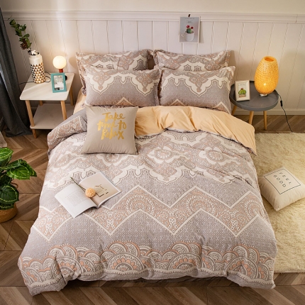 91家纺网 家纺一手货源 找家纺 （总）盛馨家纺 2023新款雕花绒四件套