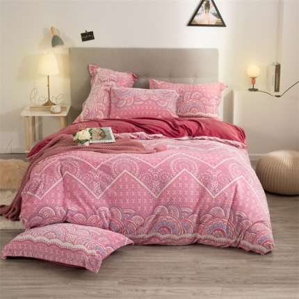 91家纺网 家纺一手货源 找家纺 （总）盛馨家纺 2023新款雕花绒四件套