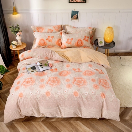 91家纺网 家纺一手货源 找家纺 （总）盛馨家纺 2023新款雕花绒四件套