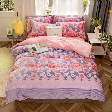 91家纺网 家纺一手货源 找家纺 （总）盛馨家纺 2023新款雕花绒四件套