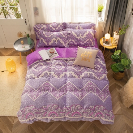 91家纺网 家纺一手货源 找家纺 （总）盛馨家纺 2023新款雕花绒四件套