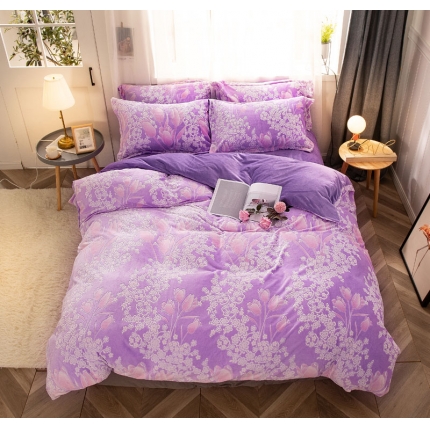 91家纺网 家纺一手货源 找家纺 （总）盛馨家纺 2023新款雕花绒四件套