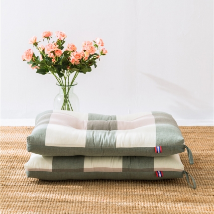 91家纺网 家纺一手货源 找家纺 境月 水洗棉水洗枕 绿大格