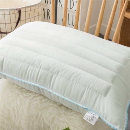 91家纺网 家纺一手货源 找家纺 境月枕芯 悠享荞麦枕蓝色