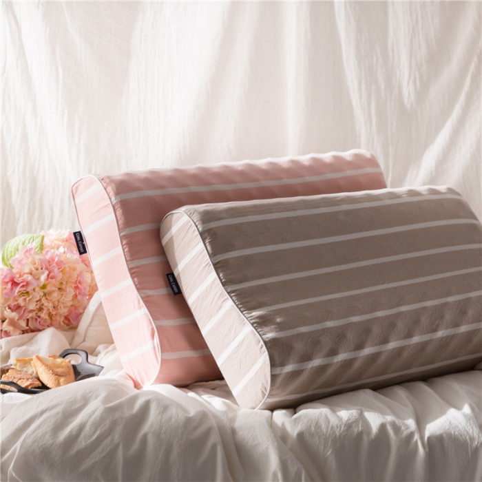 91家纺网 家纺一手货源 找家纺 境月枕芯 2018新款枕头枕芯定型枕酒店枕深度按摩枕咖色