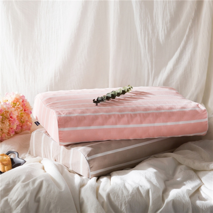 91家纺网 家纺一手货源 找家纺 境月枕芯 2018新款枕头枕芯定型枕酒店枕深度按摩枕咖色