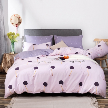 91家纺网 家纺一手货源 找家纺 （总）HL原创 秋冬全棉13070四件套升级版小清新系列