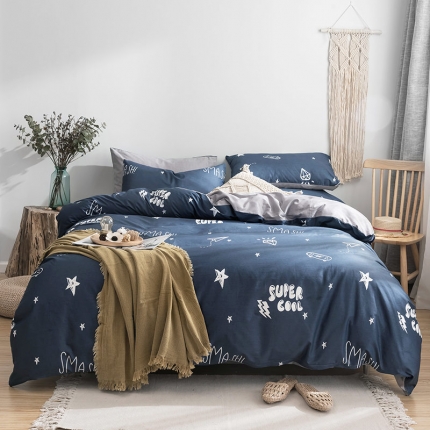 91家纺网 家纺一手货源 找家纺 （总）HL原创 秋冬全棉13070四件套升级版小清新系列