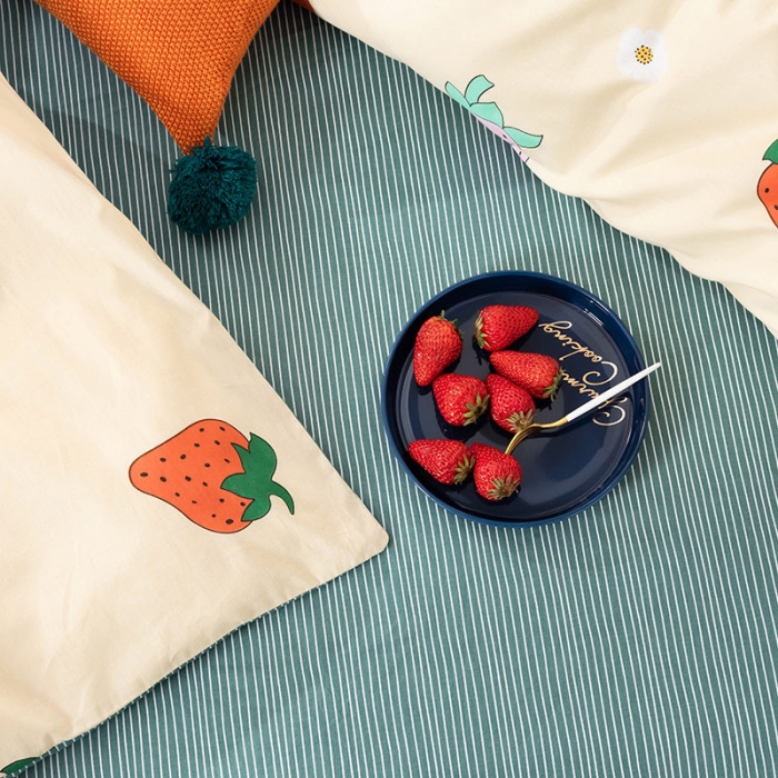 91家纺网 家纺一手货源 找家纺 （总）HL原创 秋冬全棉13070四件套升级版小清新系列