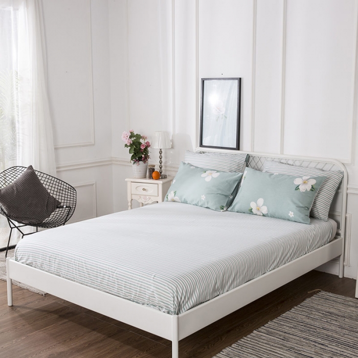 91家纺网 家纺一手货源 找家纺 HL原创 秋冬全棉13070四件套升级版小清新系列 邂逅