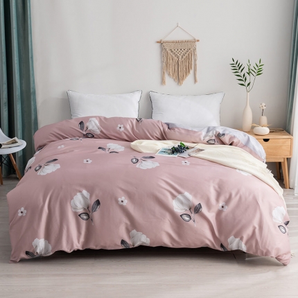 91家纺网 家纺一手货源 找家纺 HL原创 秋冬全棉13070四件套升级版小清新系列 执着