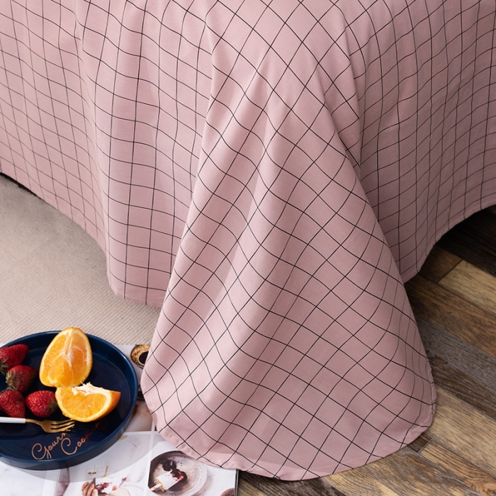 91家纺网 家纺一手货源 找家纺 HL原创秋冬全棉13070四件套升级版小清新系列夏威夷-墨绿