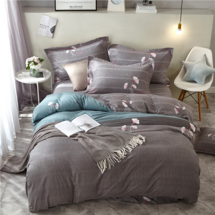 91家纺网 家纺一手货源 找家纺 （总）薏思家纺 纯棉磨毛四件套影棚图