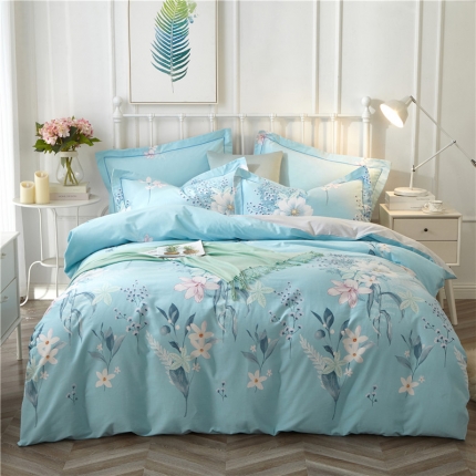 91家纺网 家纺一手货源 找家纺 （总）薏思家纺 纯棉磨毛四件套影棚图