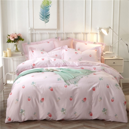 91家纺网 家纺一手货源 找家纺 （总）薏思家纺 纯棉磨毛四件套影棚图