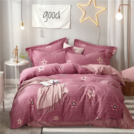 91家纺网 家纺一手货源 找家纺 （总）薏思家纺 纯棉磨毛四件套影棚图