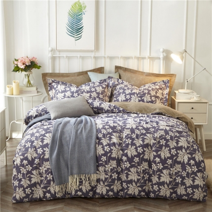 91家纺网 家纺一手货源 找家纺 （总）薏思家纺 纯棉磨毛四件套影棚图