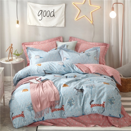 91家纺网 家纺一手货源 找家纺 （总）薏思家纺 纯棉磨毛四件套影棚图