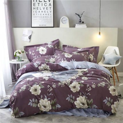 91家纺网 家纺一手货源 找家纺 （总）薏思家纺 纯棉磨毛四件套影棚图