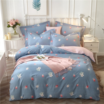 91家纺网 家纺一手货源 找家纺 （总）薏思家纺 纯棉磨毛四件套影棚图