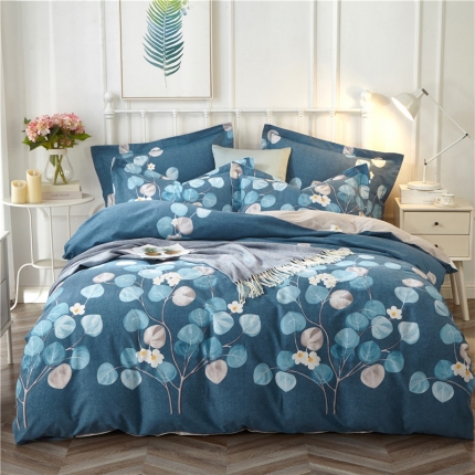 91家纺网 家纺一手货源 找家纺 （总）薏思家纺 纯棉磨毛四件套影棚图