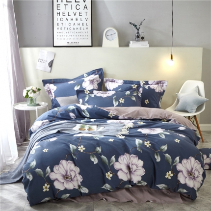 91家纺网 家纺一手货源 找家纺 （总）薏思家纺 纯棉磨毛四件套影棚图