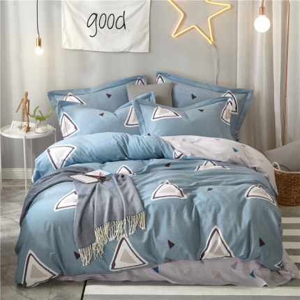 91家纺网 家纺一手货源 找家纺 （总）薏思家纺 纯棉磨毛四件套影棚图