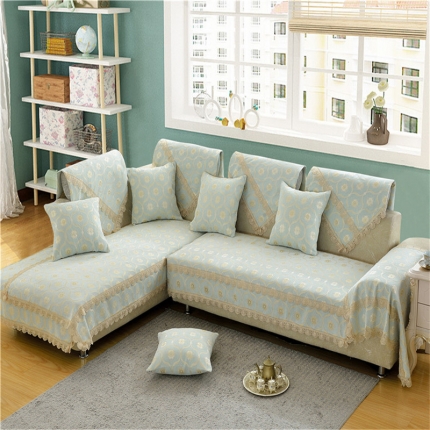 91家纺网 家纺一手货源 找家纺 （总）启博家纺 2022防滑提花全盖雪尼尔沙发巾沙发垫沙发套沙发罩