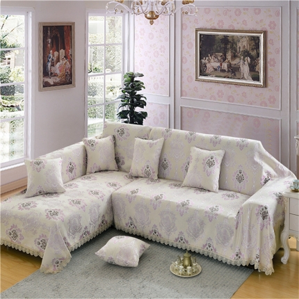 91家纺网 家纺一手货源 找家纺 （总）启博家纺 2022加厚提花全盖雪尼尔沙发巾沙发垫沙发套沙发罩
