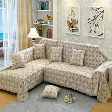 91家纺网 家纺一手货源 找家纺 （总）启博家纺 2022加厚提花全盖雪尼尔沙发巾沙发垫沙发套沙发罩