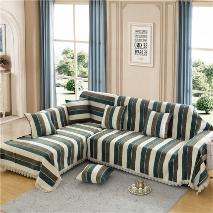 91家纺网 家纺一手货源 找家纺 （总）启博家纺 2022加厚提花全盖雪尼尔沙发巾沙发垫沙发套沙发罩