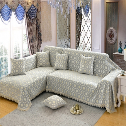 91家纺网 家纺一手货源 找家纺 （总）启博家纺 2022加厚提花全盖雪尼尔沙发巾沙发垫沙发套沙发罩