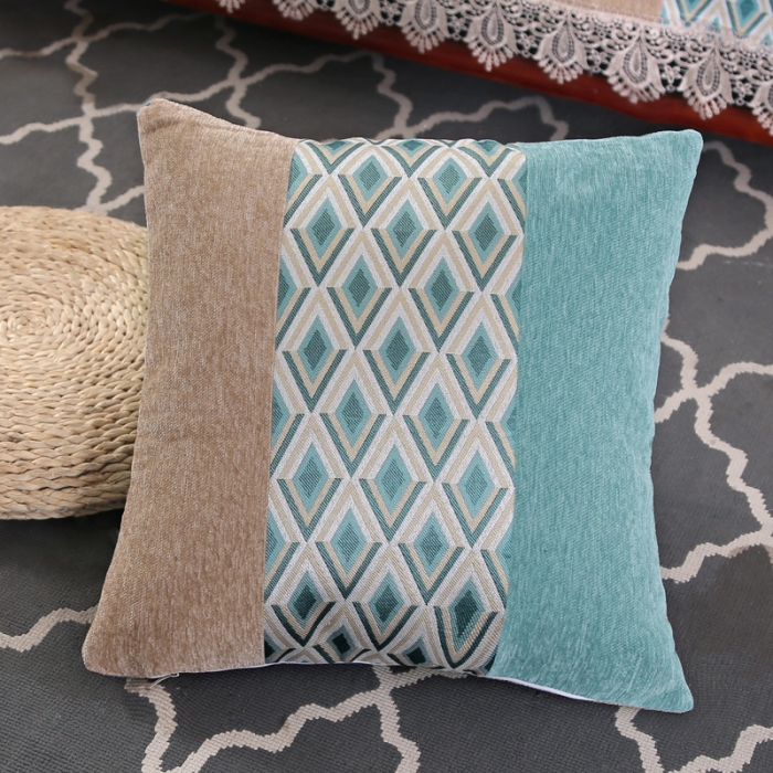 91家纺网 家纺一手货源 找家纺 启博家纺 2022欧式简约全盖雪尼尔沙发巾沙发垫沙发套沙发罩 兰亭序