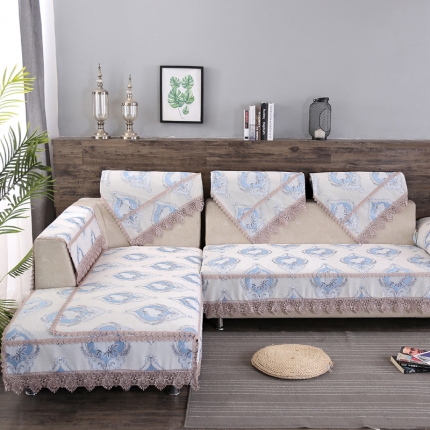 91家纺网 家纺一手货源 找家纺 （总）启博家纺 2022防滑提花全盖雪尼尔沙发巾沙发垫沙发套沙发罩
