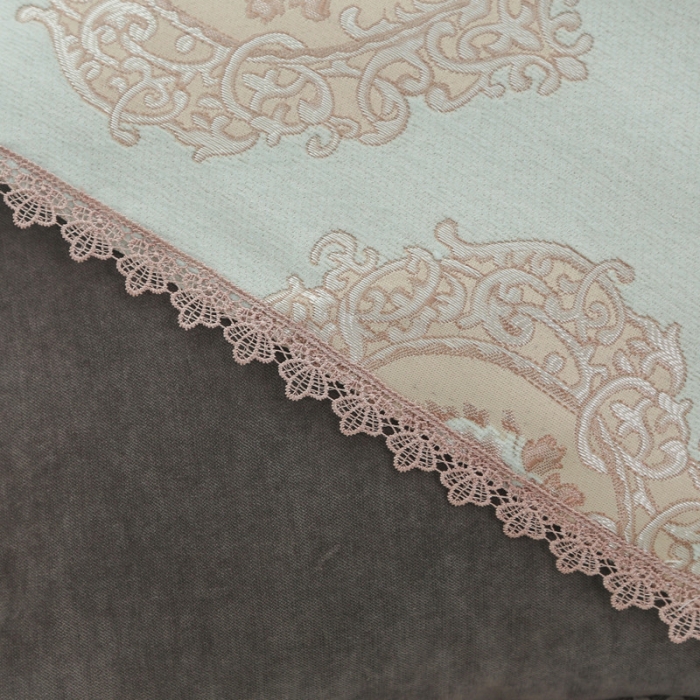 91家纺网 家纺一手货源 找家纺 启博家纺 2022全盖雪尼尔沙发巾沙发垫沙发套沙发罩 宝相花