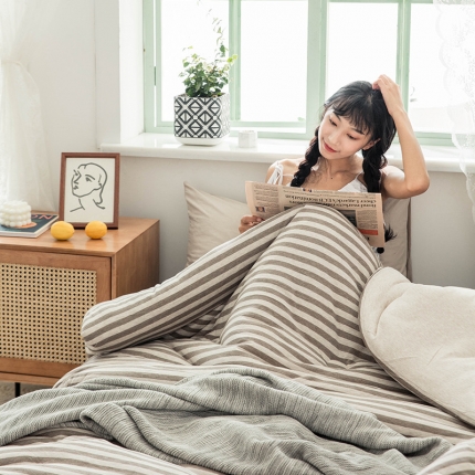 91家纺网 家纺一手货源 找家纺 （总）寐眠 2021新款天竺棉针织棉春秋被冬被