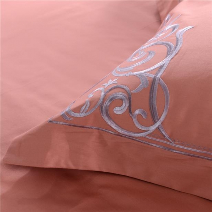 91家纺网 家纺一手货源 找家纺 艾莱家纺 长绒棉绣花四件套 喀秋莎