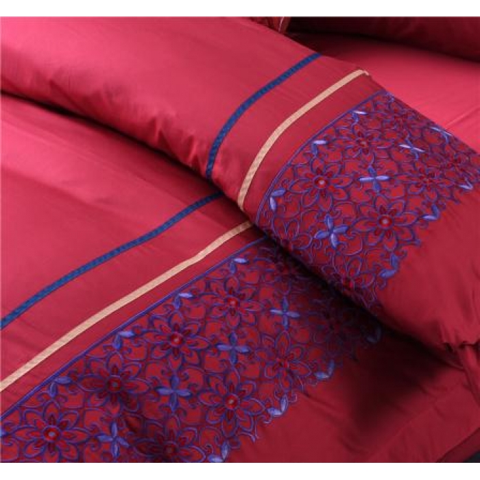 91家纺网 家纺一手货源 找家纺 艾莱家纺 长绒棉绣花四件套 威廉