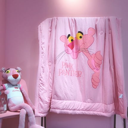 （总）米素家居 水洗棉夏被-粉红豹系列