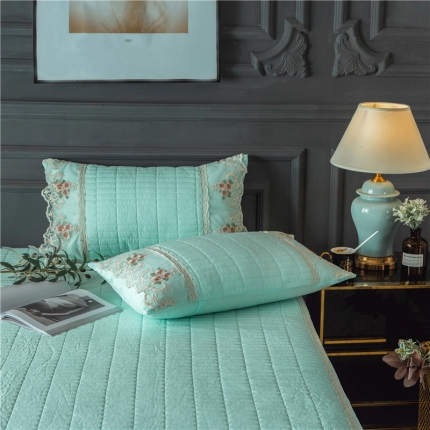 91家纺网 家纺一手货源 找家纺 （总）菊上家纺 全棉水洗加棉四件套单枕套