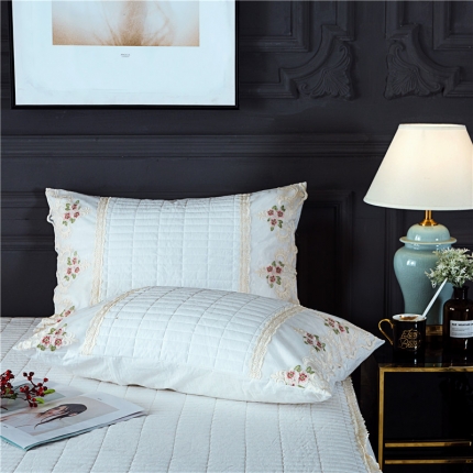 91家纺网 家纺一手货源 找家纺 （总）菊上家纺 全棉水洗加棉四件套单枕套