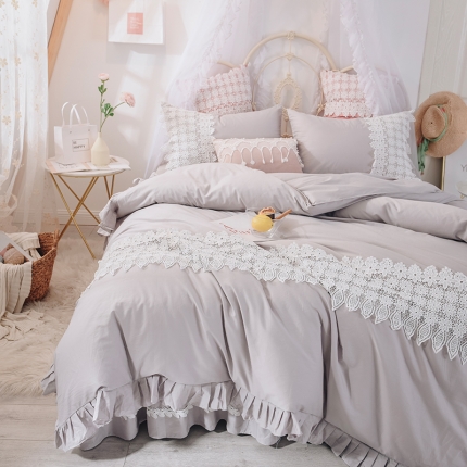 91家纺网 家纺一手货源 找家纺 （总）菊上家纺 2019新品四件套爱莎系列