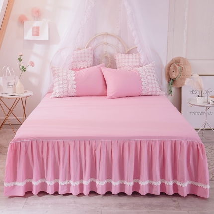 91家纺网 家纺一手货源 找家纺 （总）菊上家纺 2019法式浪漫蕾丝床裙