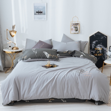 91家纺网 家纺一手货源 找家纺 芯贝儿 2019新款全m水洗m绣花四件套 玫瑰笔记