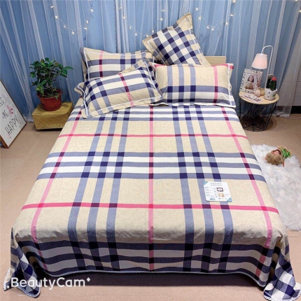 91家纺网 家纺一手货源 找家纺 仟网汇 2020年新款老粗布三件套软凉席 棕大格