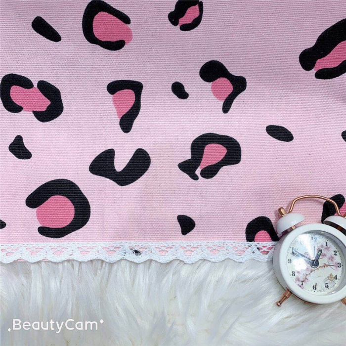 91家纺网 家纺一手货源 找家纺 仟网汇 2020年新款老粗布三件套软凉席 豹纹粉