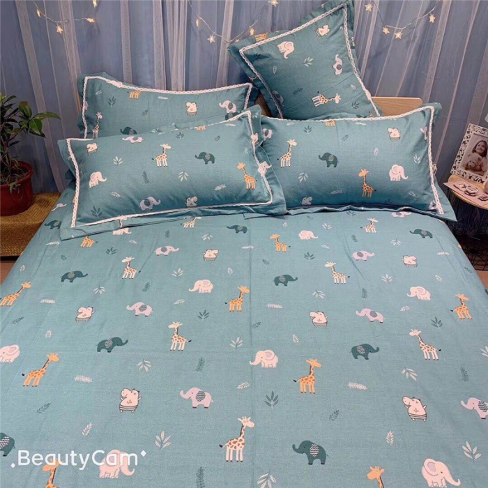 91家纺网 家纺一手货源 找家纺 仟网汇 2020年新款老粗布三件套软凉席 动物世界