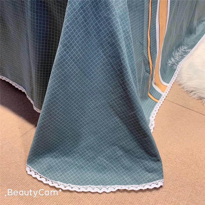 91家纺网 家纺一手货源 找家纺 仟网汇 2020年新款老粗布三件套软凉席 发财树绿